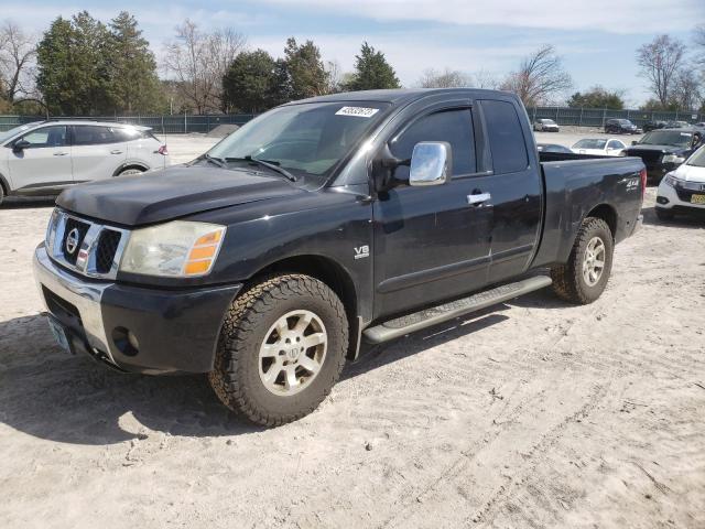 Salvage cars for sale from Copart Madisonville, TN: 2004 Nissan Titan XE