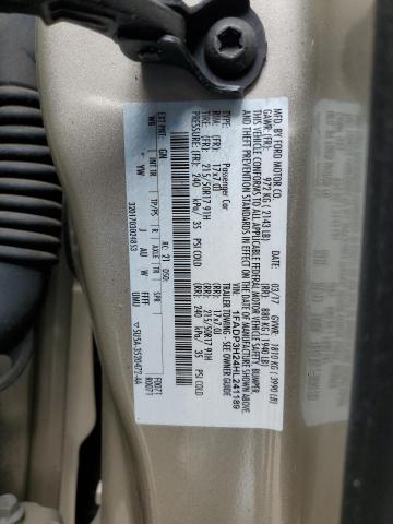 2017 FORD FOCUS SEL 1FADP3H24HL241189