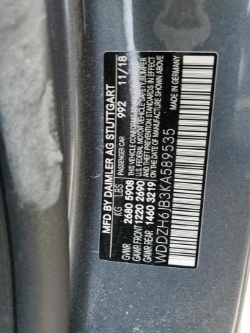 2019 MERCEDES-BENZ E 450 4MAT - WDDZH6JB3KA589535