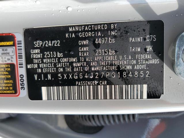 2023 KIA K5 GT LINE - 5XXG64J27PG184852