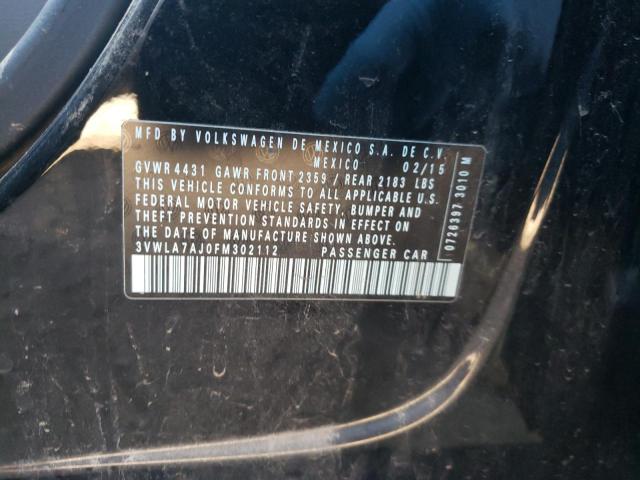 2015 VOLKSWAGEN JETTA TDI 3VWLA7AJ0FM302112