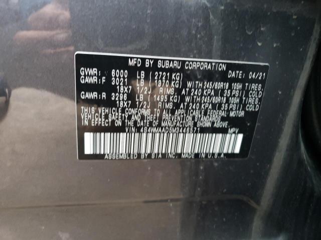 2021 SUBARU ASCENT 4S4WMAAD5M3446571