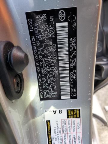 2023 TOYOTA COROLLA LE JTDBCMFE9PJ000982