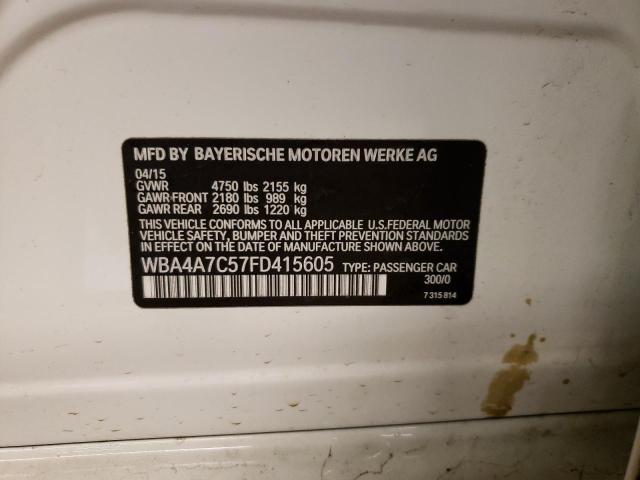 2015 BMW 428 XI GRA - WBA4A7C57FD415605