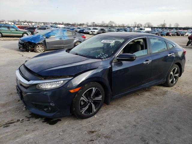 Salvage cars for sale from Copart Sikeston, MO: 2017 Honda Civic Touring