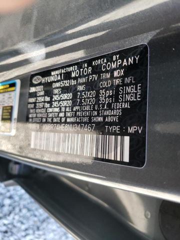 2022 HYUNDAI PALISADE C - KM8R74HE8NU347467