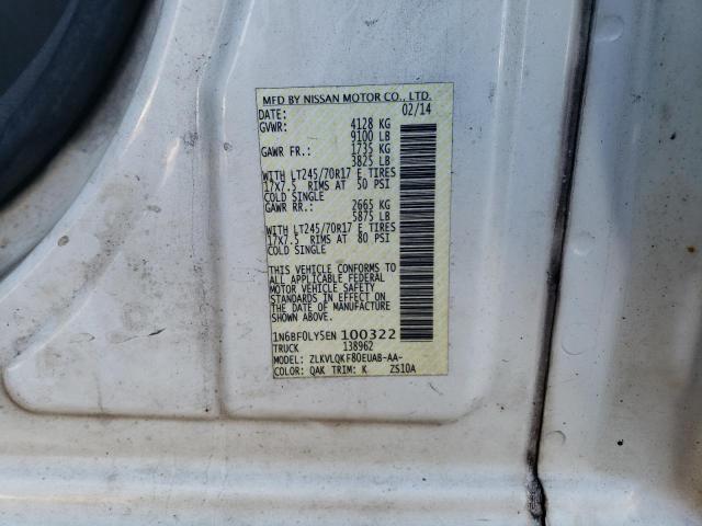 1N6BF0LY5EN100322 Nissan Nv 2500