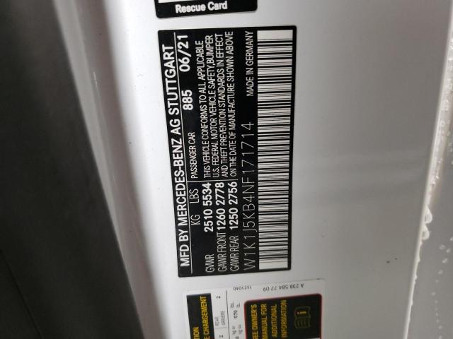 2022 MERCEDES-BENZ E 450 4MAT - W1K1J5KB4NF171714
