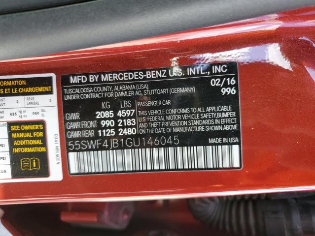 55SWF4JB1GU146045 Mercedes-Benz C 300