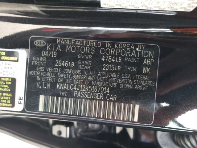 2019 KIA CADENZA LU - KNALC4J12K5167014
