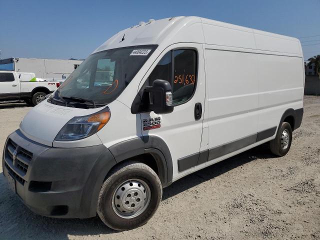 Salvage Trucks for sale at auction: 2017 Dodge RAM Promaster 2500 2500 High