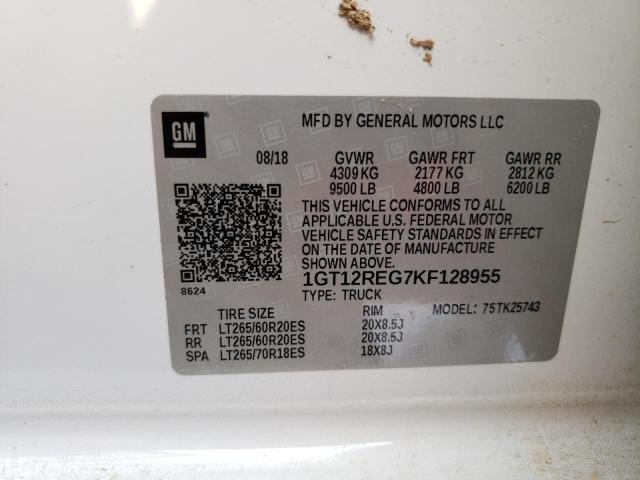 1GT12REG7KF128955 GMC Sierra K2500 Slt