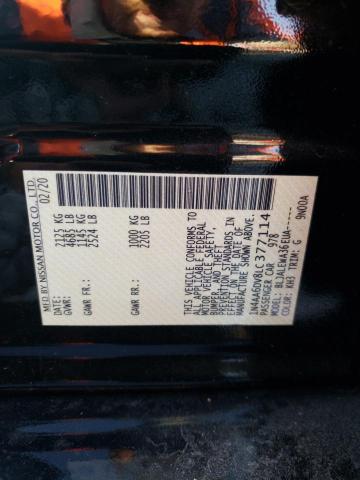 2020 NISSAN MAXIMA SL 1N4AA6DV8LC377114