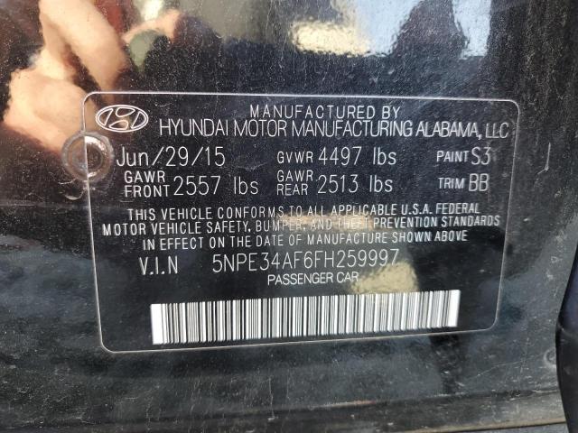 2015 HYUNDAI SONATA SPO - 5NPE34AF6FH259997