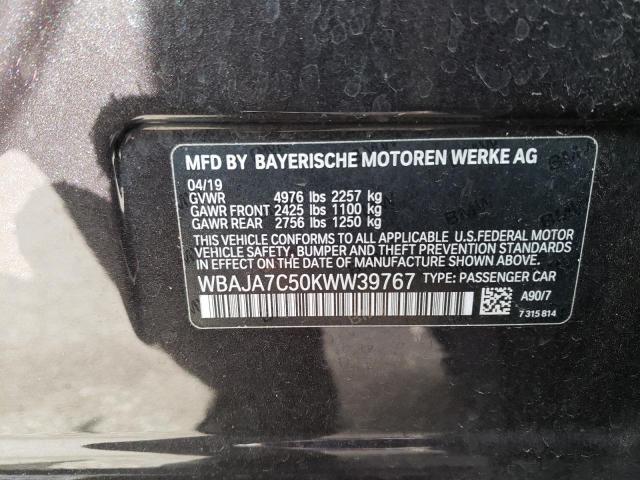 2019 BMW 530 XI - WBAJA7C50KWW39767