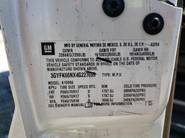 3GYFK66NX4G227699 Cadillac ESCALADE ESV