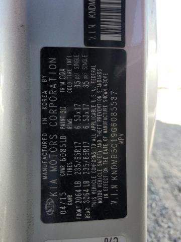 KNDMB5C19G6085537 KIA SEDONA LX