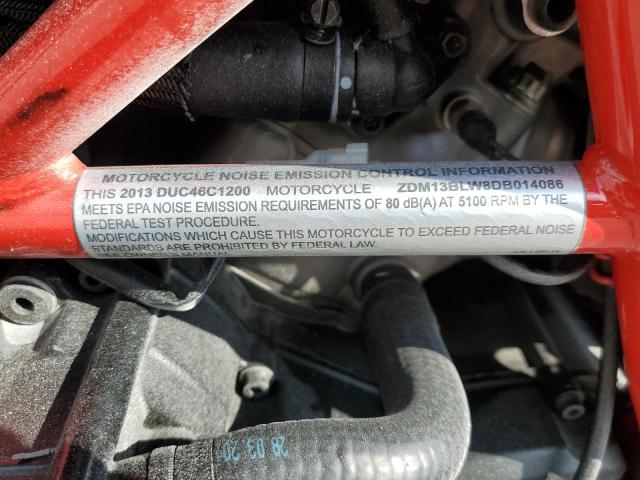2013 DUCATI DIAVEL - ZDM13BLW8DB014086