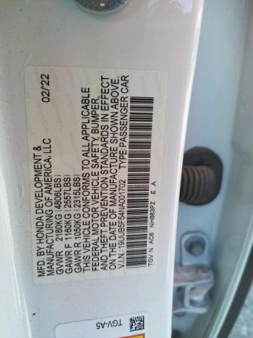19UUB5F54NA001702 Acura Tlx Tech A