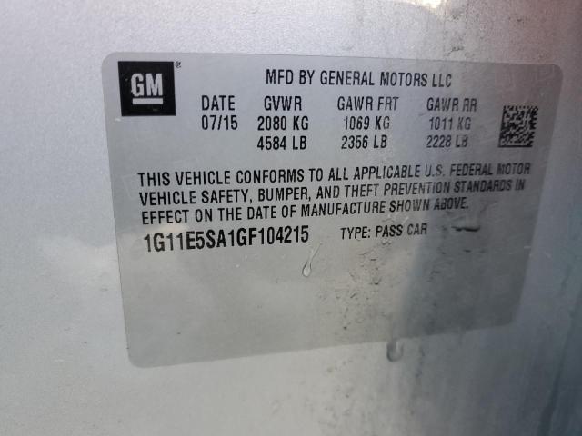 2016 CHEVROLET MALIBU LIM - 1G11E5SA1GF104215