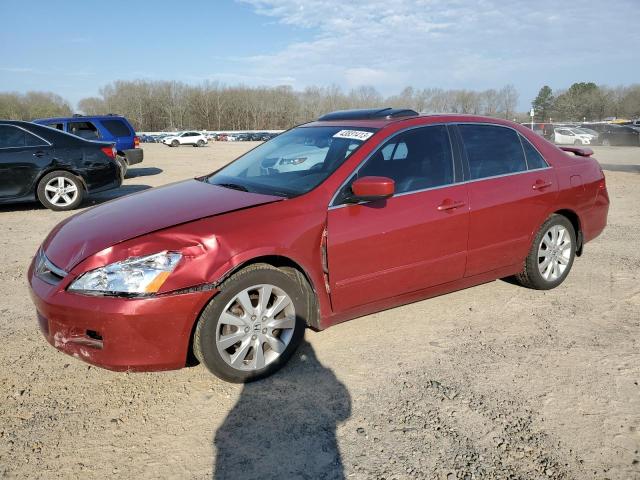 Honda Accord salvage cars for sale: 2007 Honda Accord EX