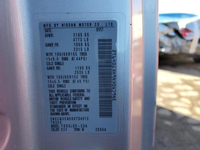 2017 NISSAN NV200 2.5S - 3N6CM0KN6HK704912