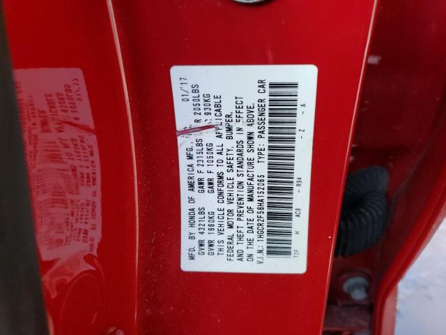 2017 HONDA ACCORD SPO 1HGCR2F56HA152065
