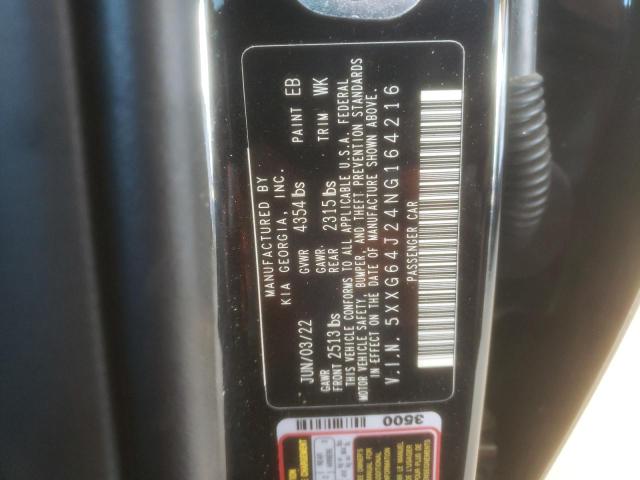 5XXG64J24NG164216 KIA K5 GT LINE