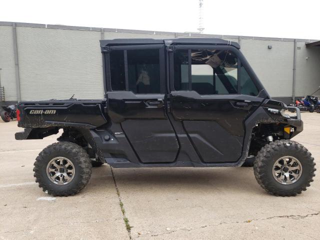 Salvage motorcycles for sale at Dallas, TX auction: 2022 Can-Am Defender Max Limited Cab HD10