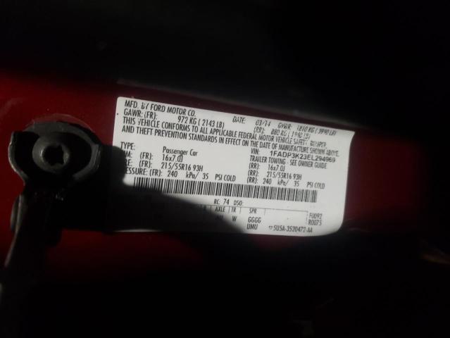 1FADP3K23EL294969 Ford FOCUS SE