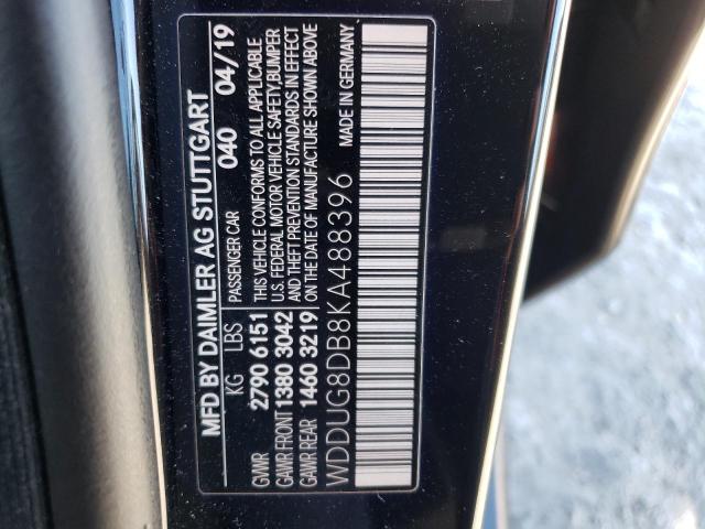 2019 MERCEDES-BENZ S 560 - WDDUG8DB8KA488396
