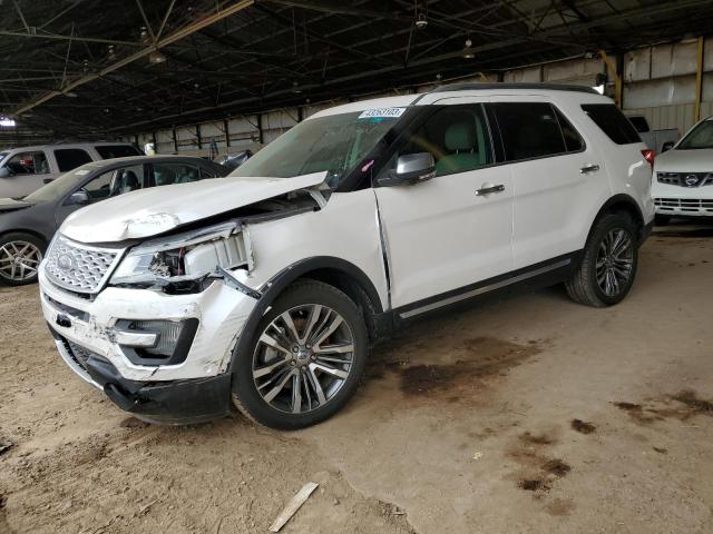 Ford Explorer salvage cars for sale: 2017 Ford Explorer Platinum
