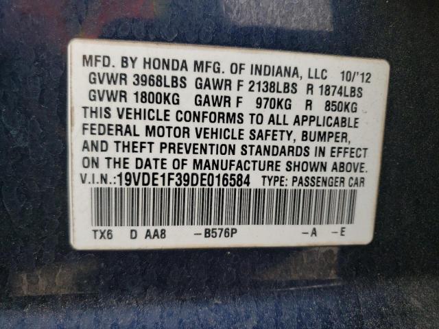 19VDE1F39DE016584 Acura ILX 20