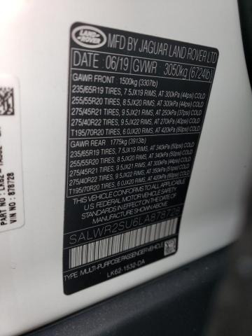 SALWR2SU6LA878728 Land Rover Range Rover Sport Hse