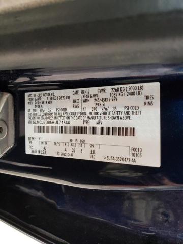 5LMCJ3D95HUL71544 Lincoln MKC