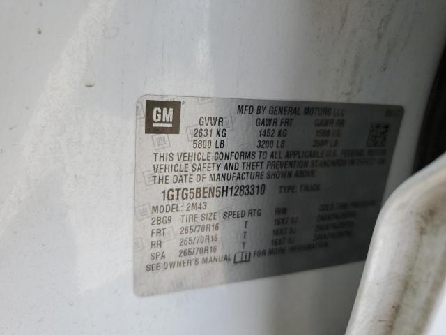 1GTG5BEN5H1283310 GMC CANYON
