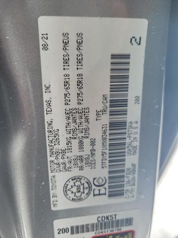 2021 TOYOTA TUNDRA CRE - 5TFDY5F1XMX034631