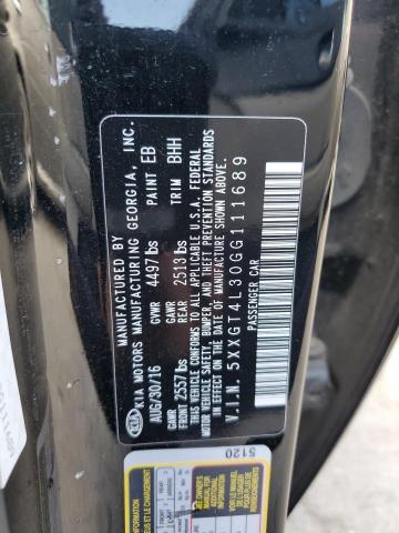 2016 KIA OPTIMA LX 5XXGT4L30GG111689