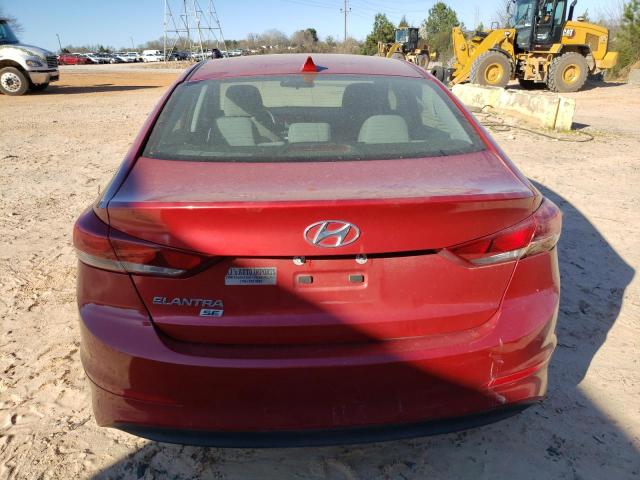 2017 HYUNDAI ELANTRA SE 5NPD74LF6HH207060
