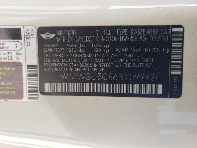 WMWSU3C56BT099427 Mini Cooper
