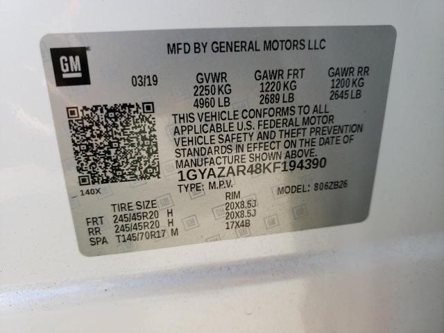 2019 CADILLAC XT4 LUXURY - 1GYAZAR48KF194390