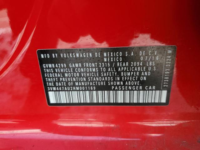 2017 VOLKSWAGEN GTI S/SE - 3VW447AU2HM001169