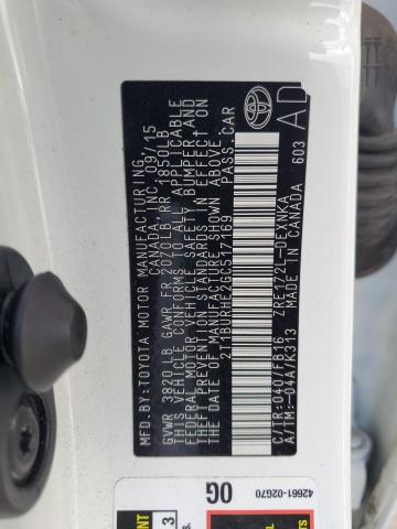 2016 TOYOTA COROLLA L 2T1BURHE2GC517169