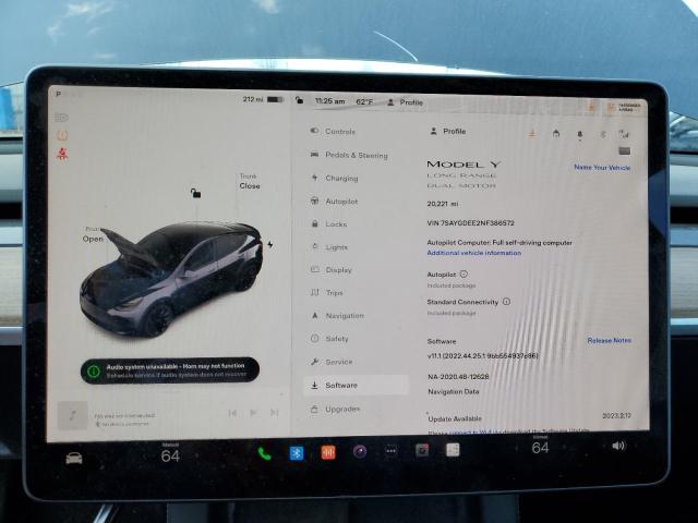 7SAYGDEE2NF386572 Tesla Model Y
