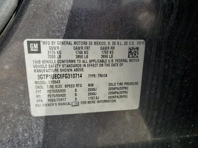 3GTP1UEC6FG310714 GMC Sierra C1500 Sle