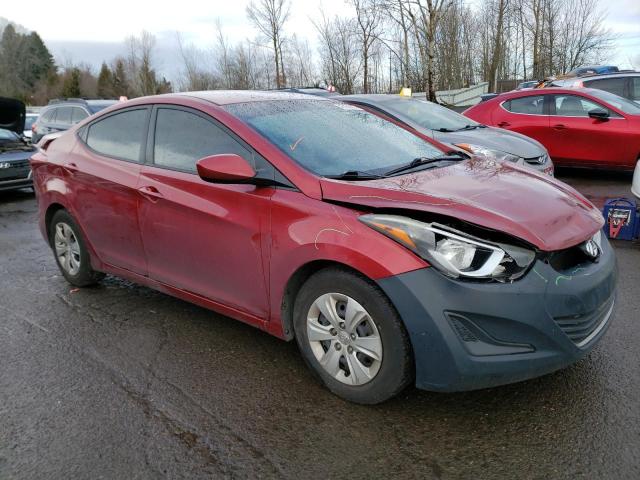 2016 HYUNDAI ELANTRA SE 5NPDH4AE1GH687028