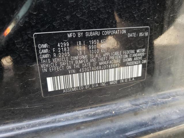 4S3GTAD68J3748683 Subaru Impreza Premium Plus