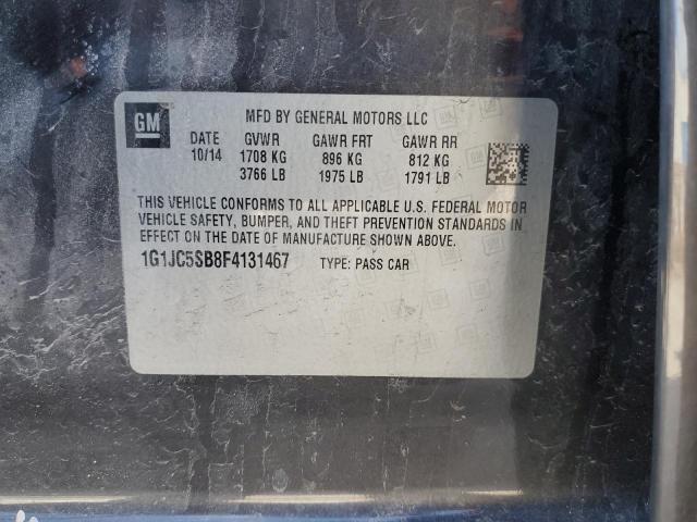 2015 CHEVROLET SONIC LT - 1G1JC5SB8F4131467