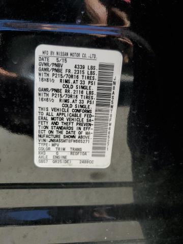 JN8AS5MT8FW665271 Nissan Rogue Select S