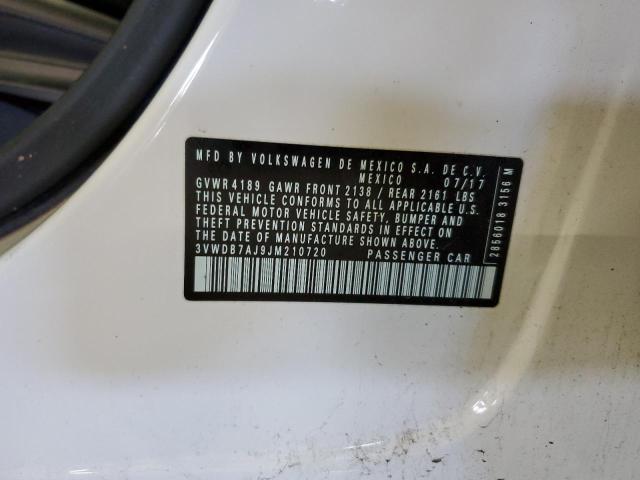 2018 VOLKSWAGEN JETTA SE - 3VWDB7AJ9JM210720